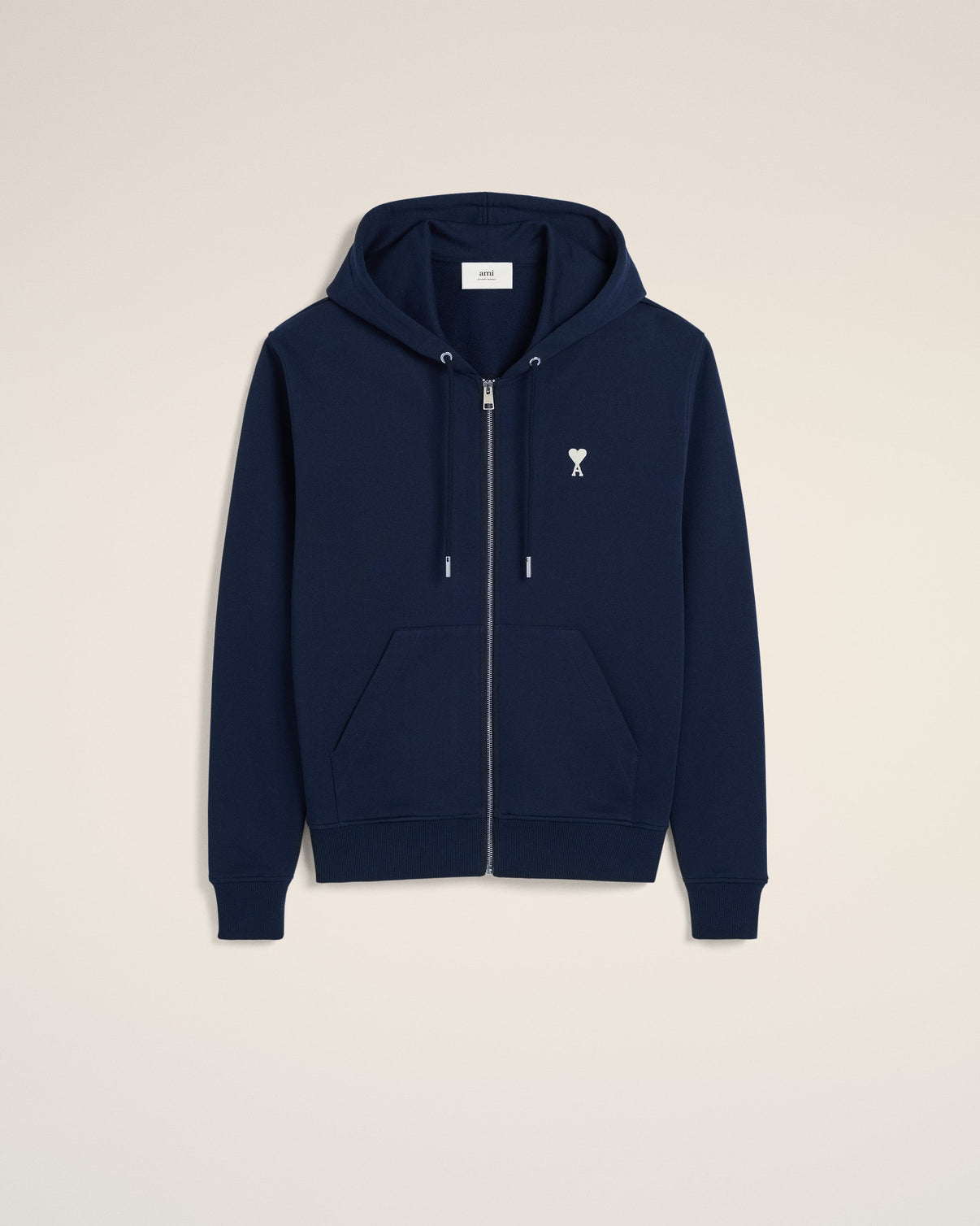 Navy Cotton Hoodie