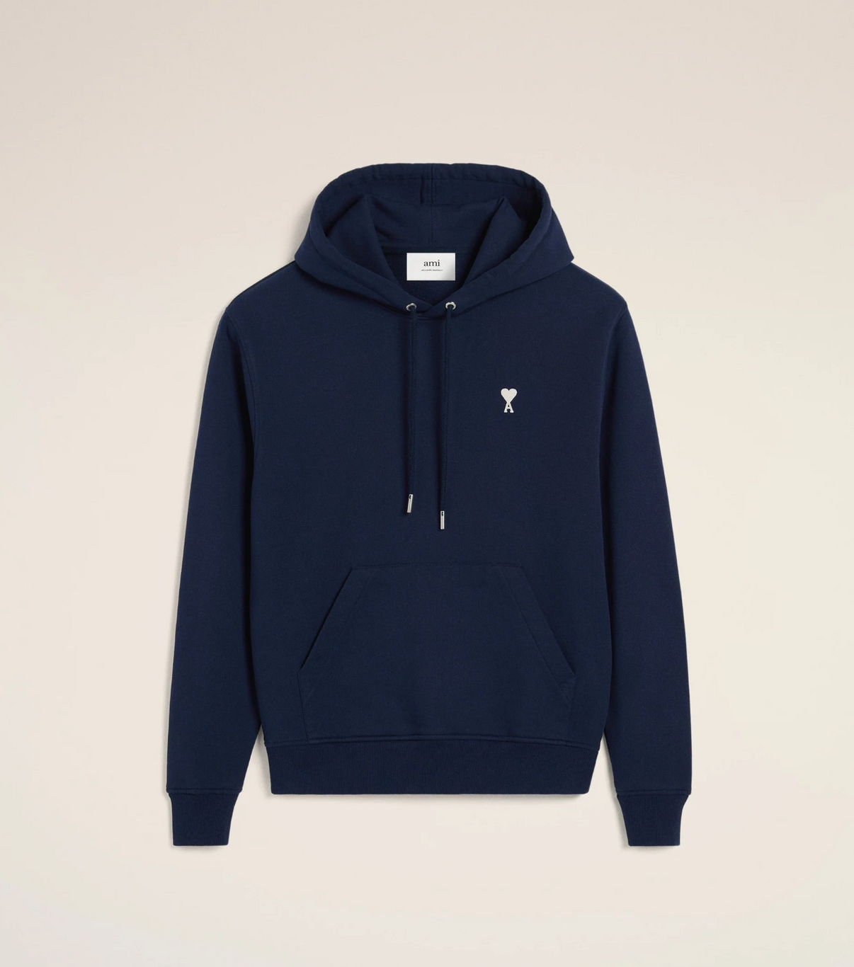 Navy Cotton Hoodie