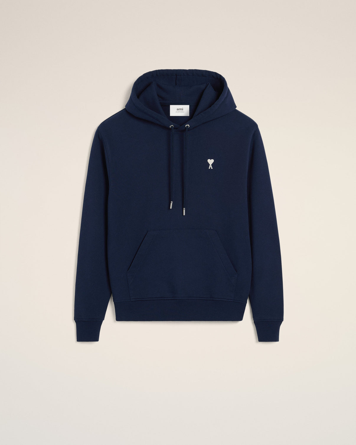 Navy Cotton Hoodie