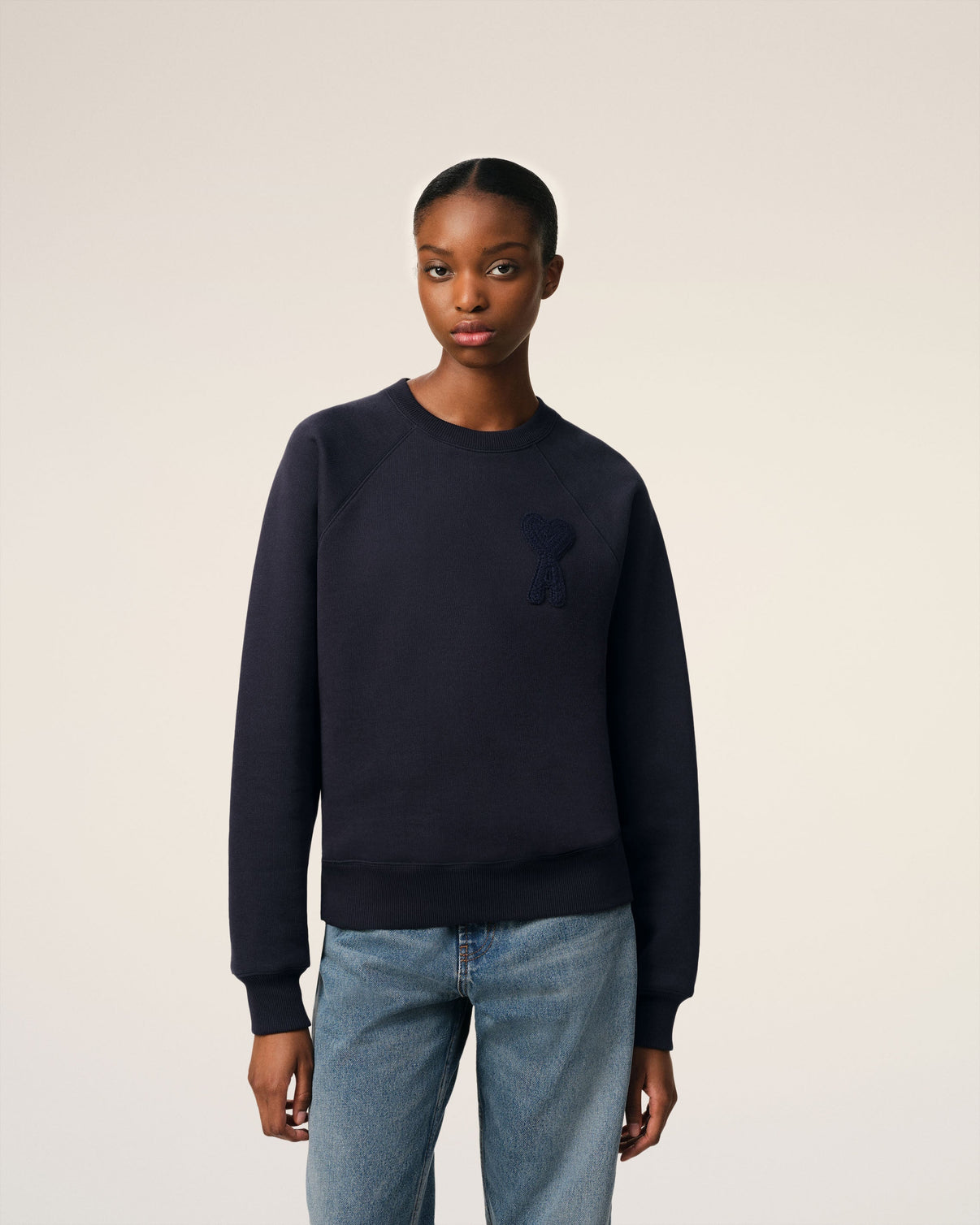Navy Cotton Patch Sweatshirt
