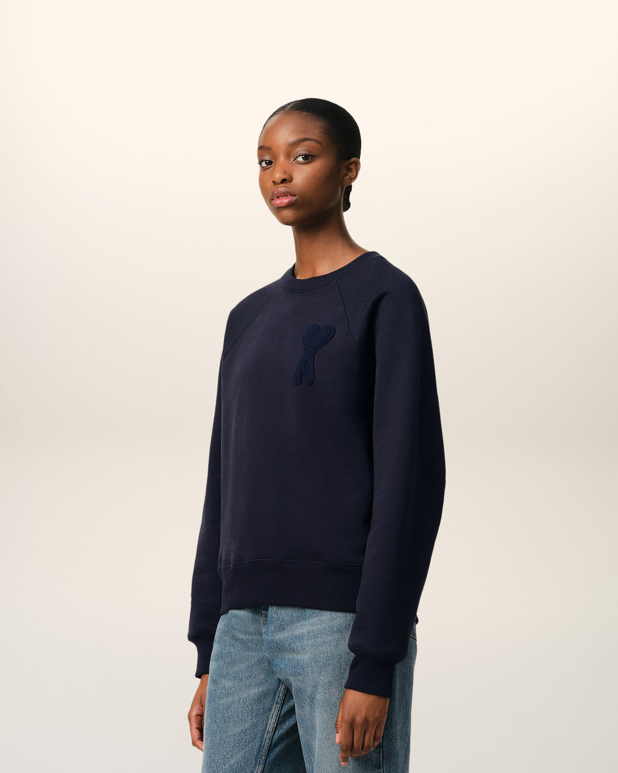 Navy Cotton Patch Sweatshirt