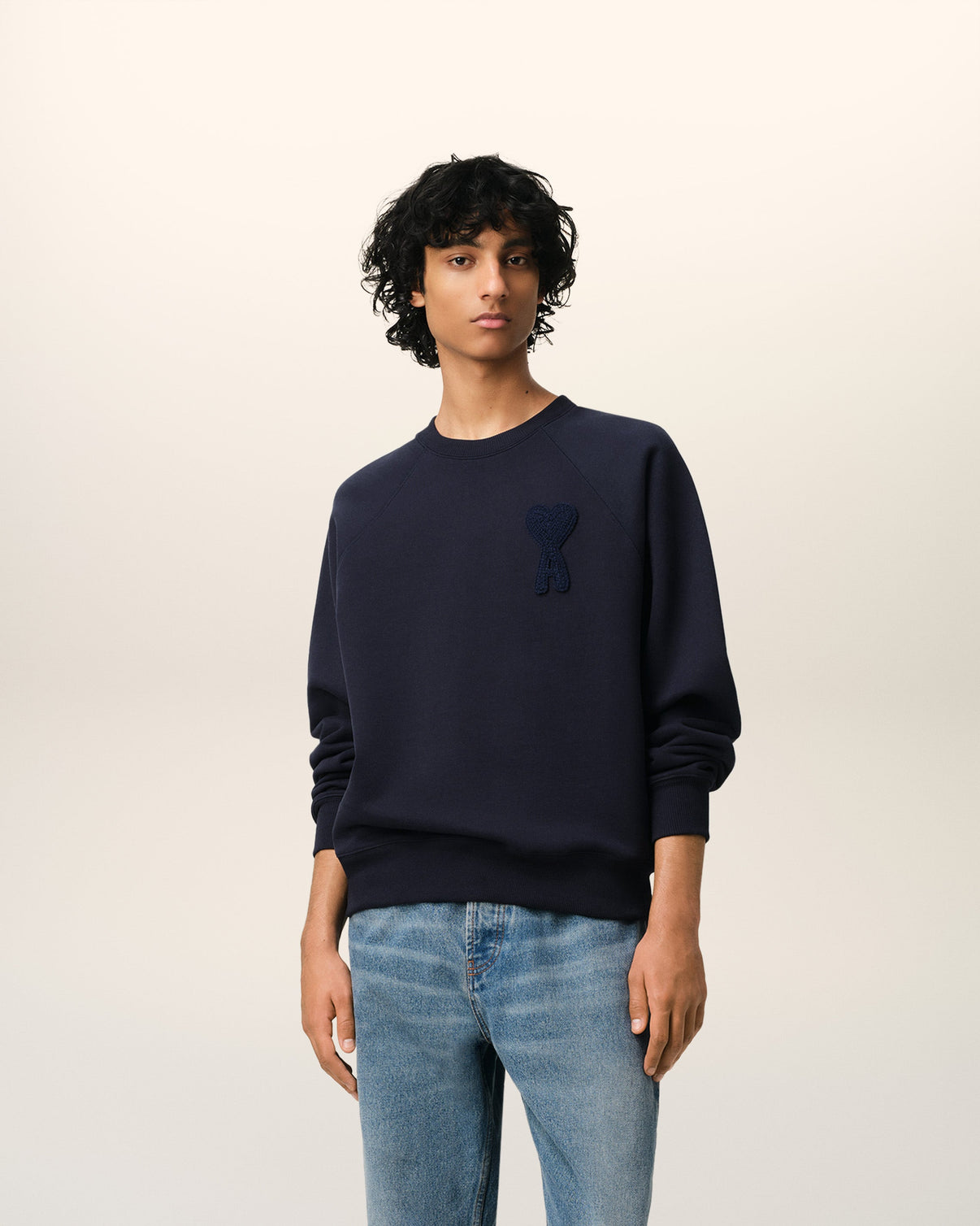 Navy Cotton Patch Sweatshirt