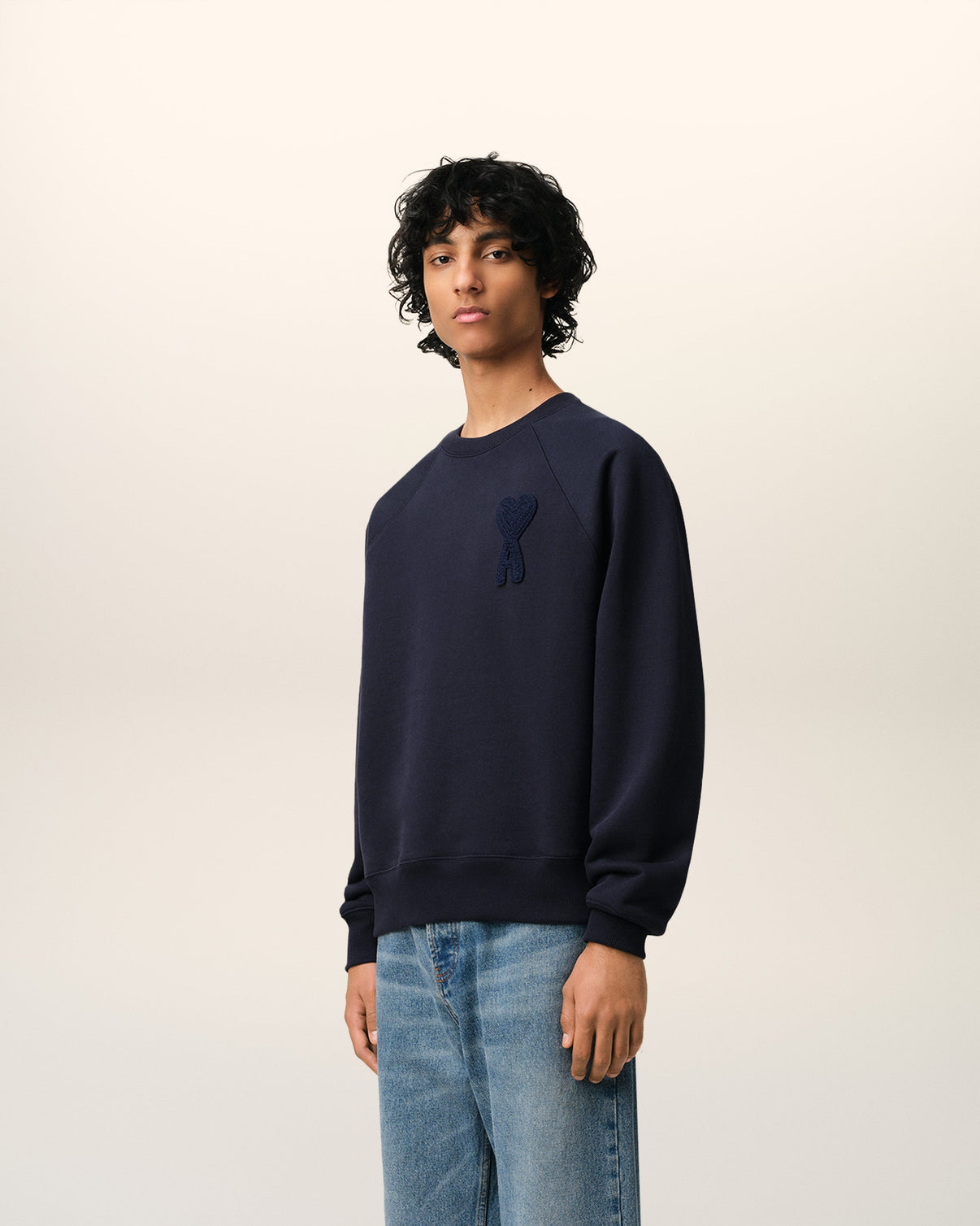 Navy Cotton Patch Sweatshirt