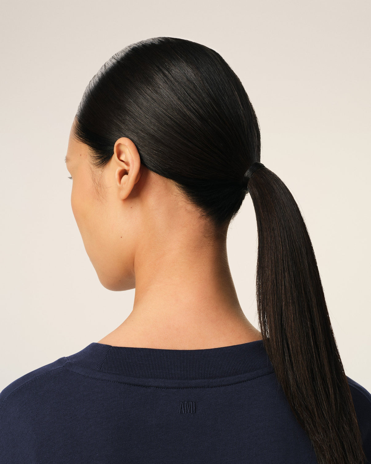 Navy Cotton Patch T-Shirt