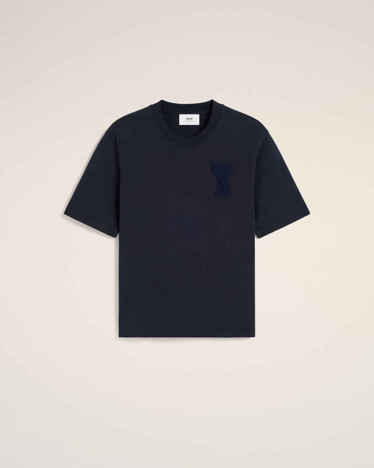 Navy Cotton Patch T-Shirt