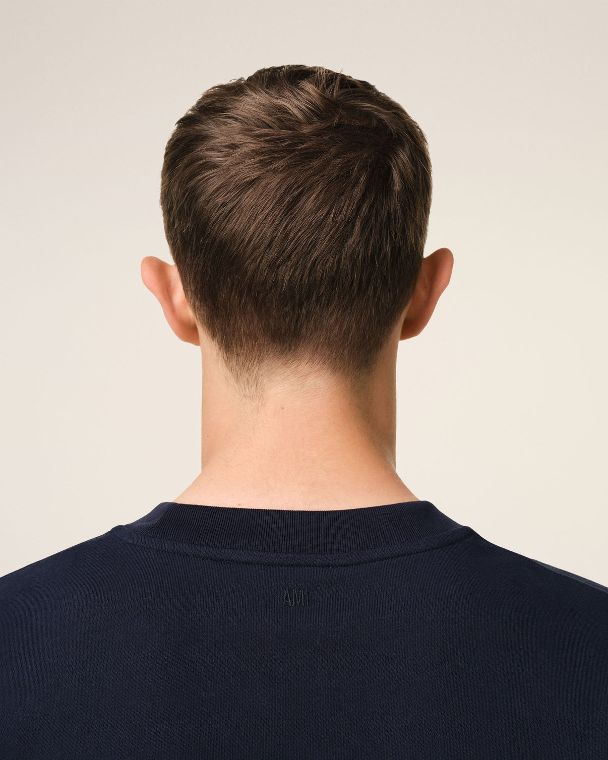 Navy Cotton Patch T-Shirt