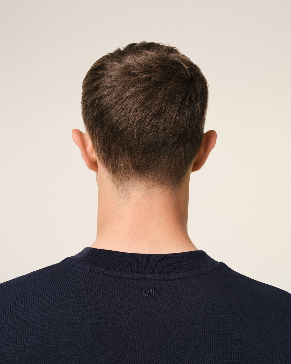 Navy Cotton Patch T-Shirt