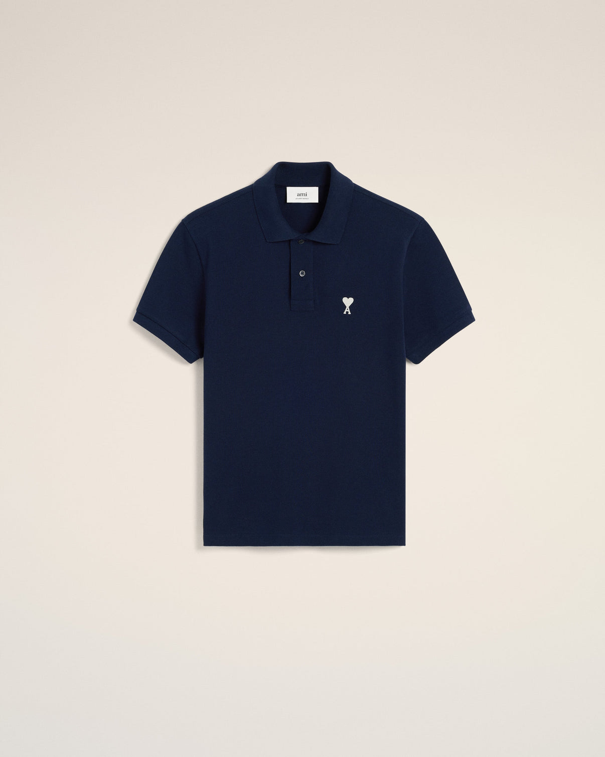 Navy Cotton Polo Shirt
