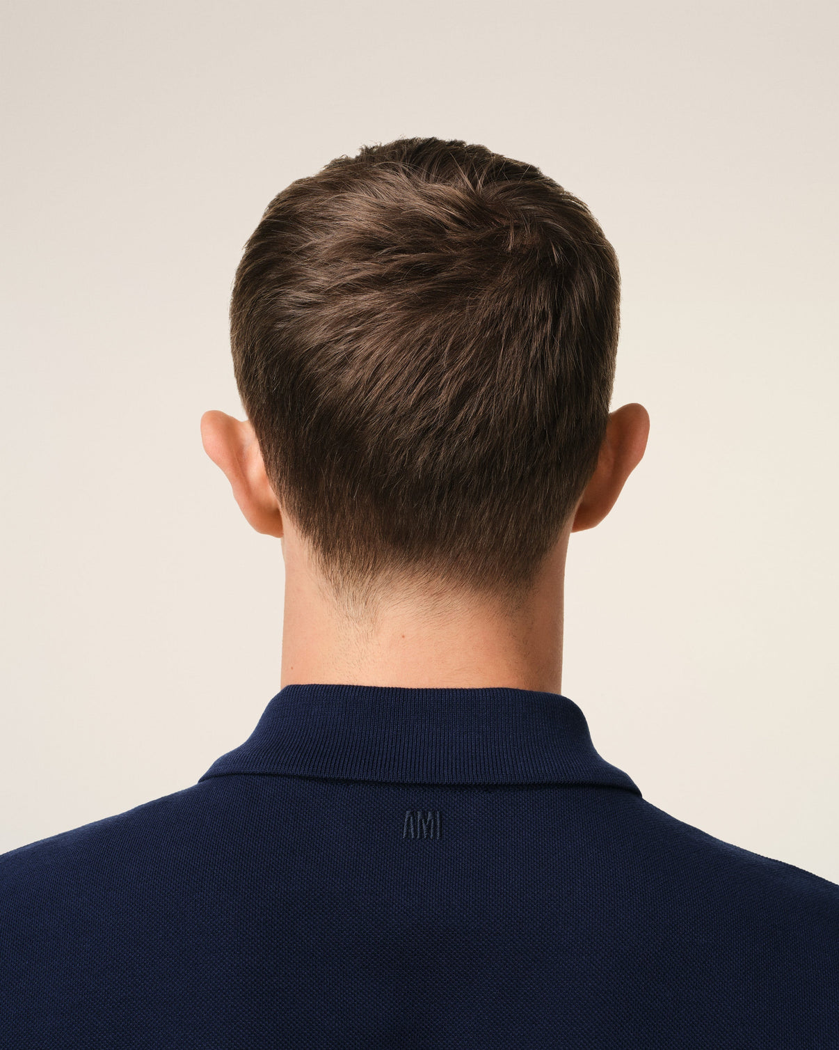 Navy Cotton Polo Shirt