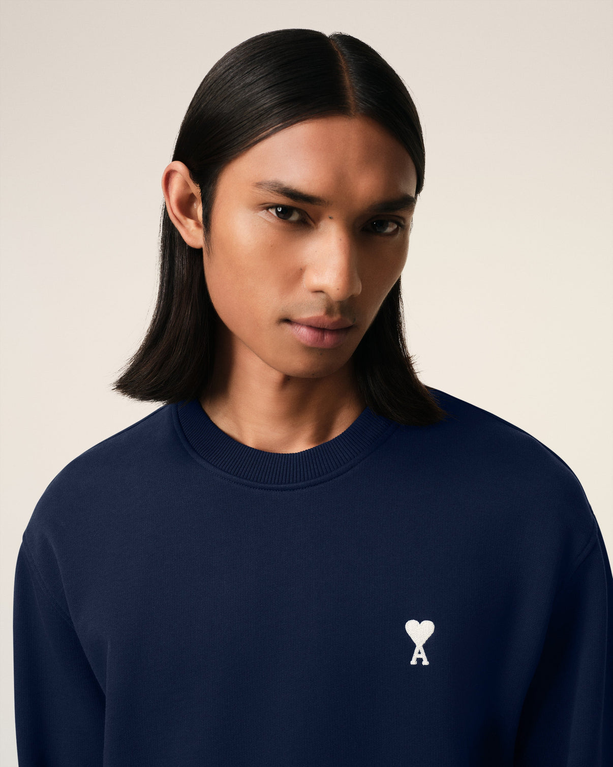 Navy Cotton Sweatshirt