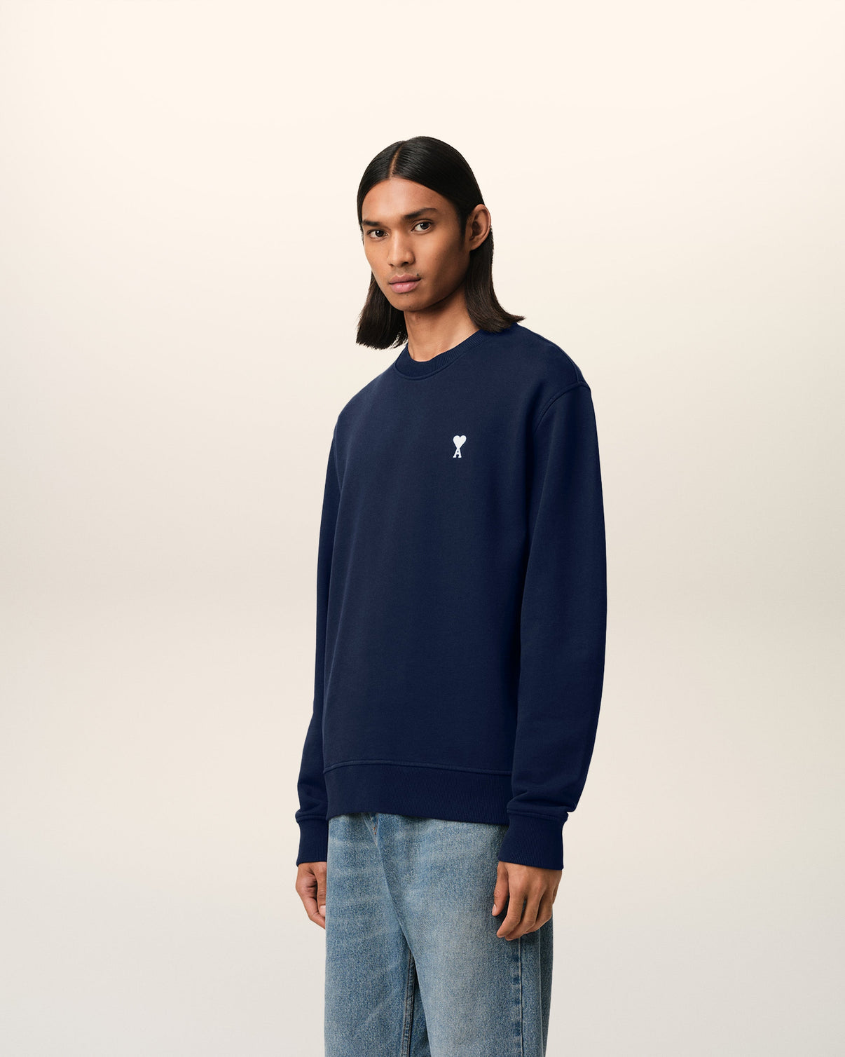 Navy Cotton Sweatshirt