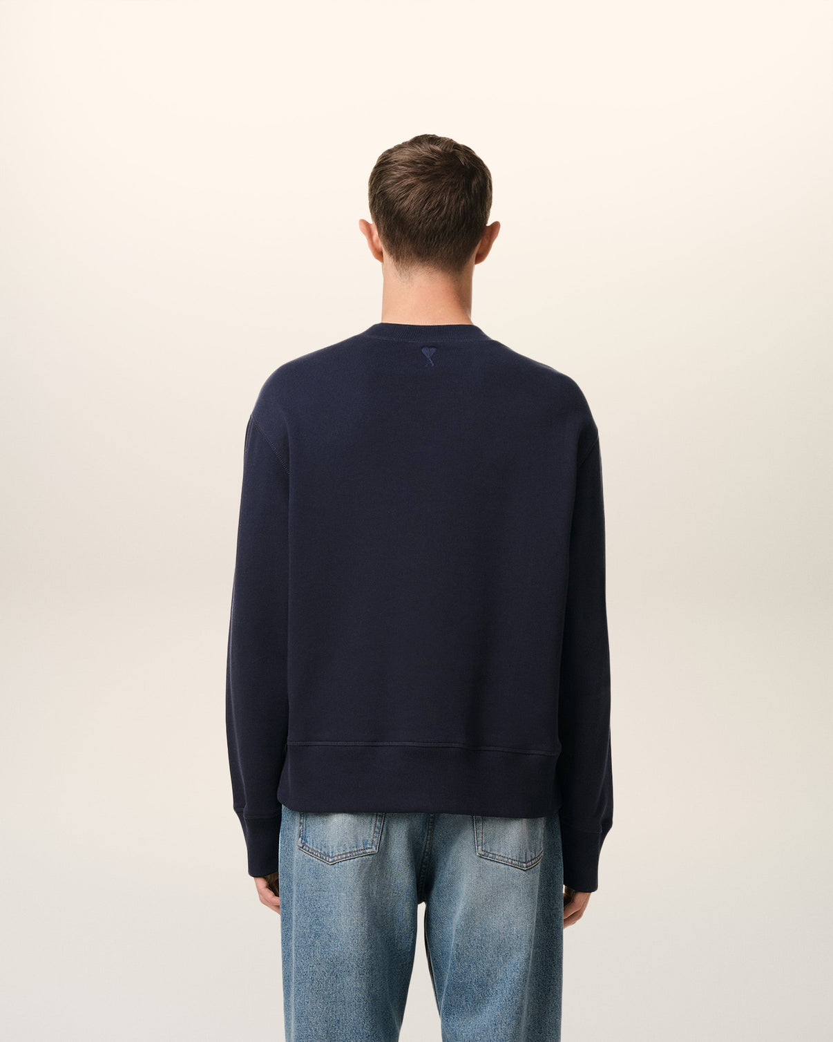 Navy Cotton Sweatshirt