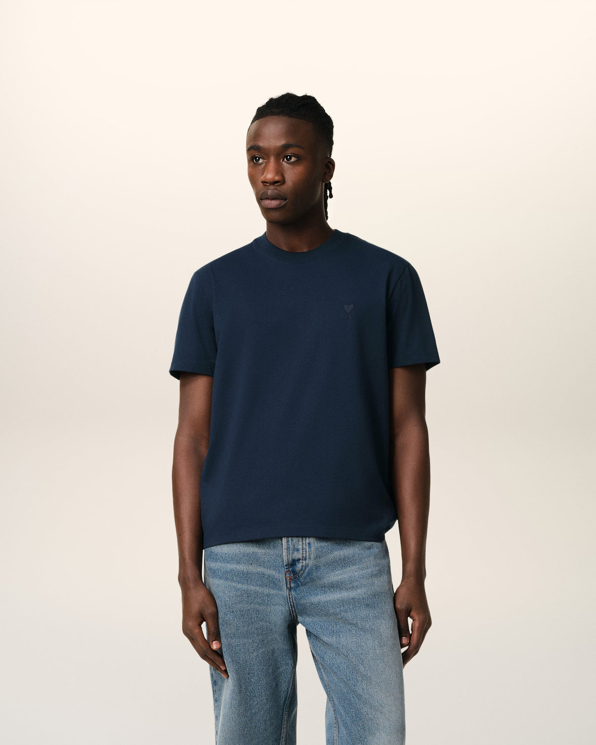 Navy Cotton T-Shirt