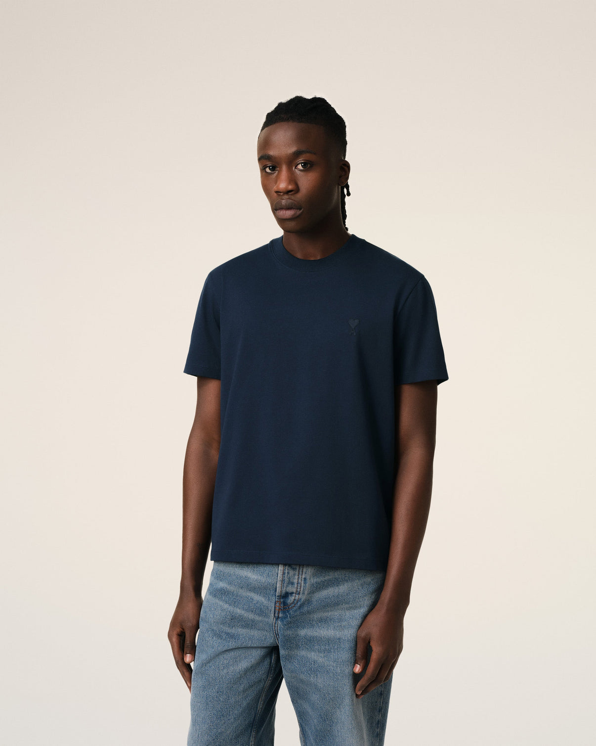 Navy Cotton T-Shirt