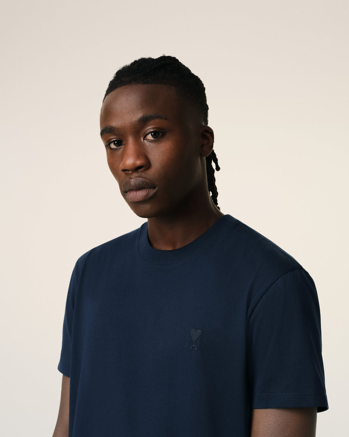 Navy Cotton T-Shirt