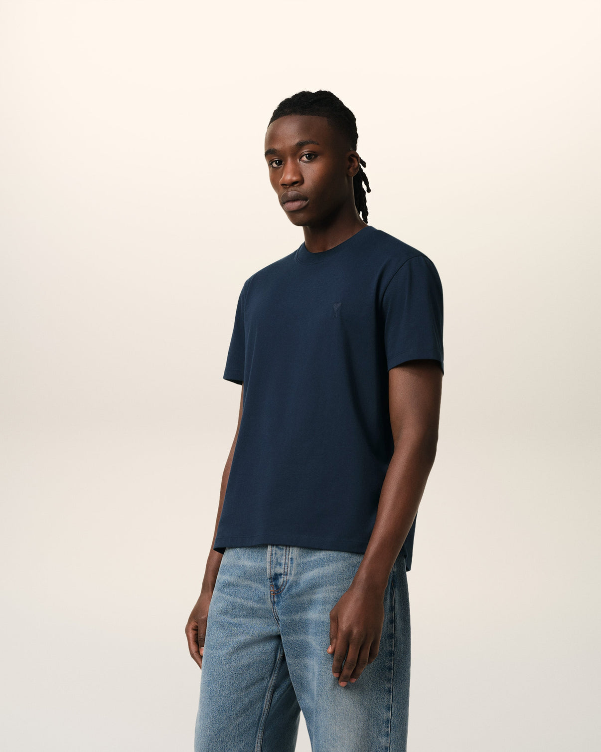 Navy Cotton T-Shirt