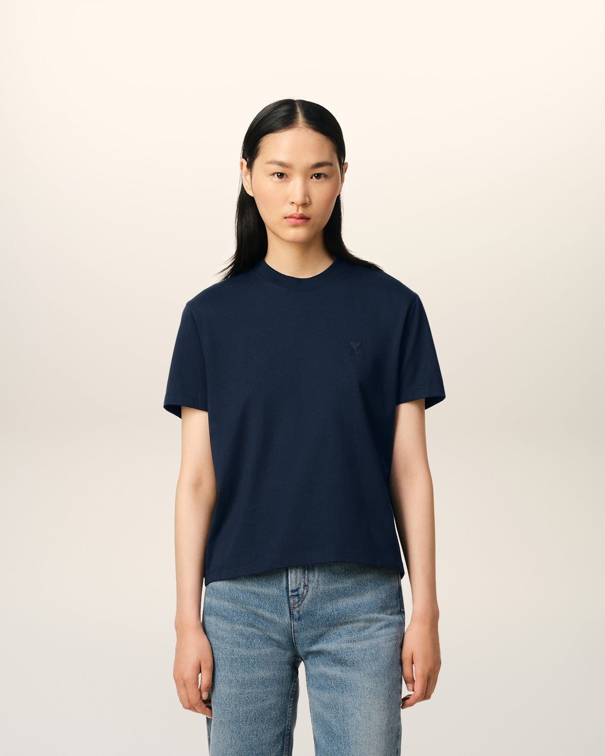 Navy Cotton T-Shirt
