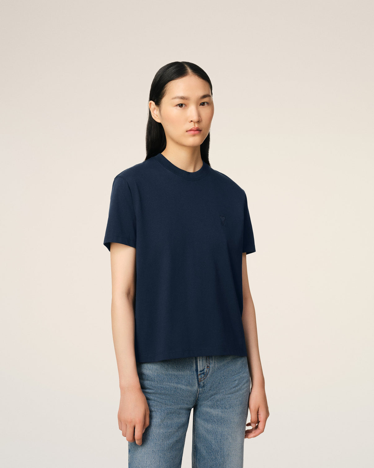 Navy Cotton T-Shirt