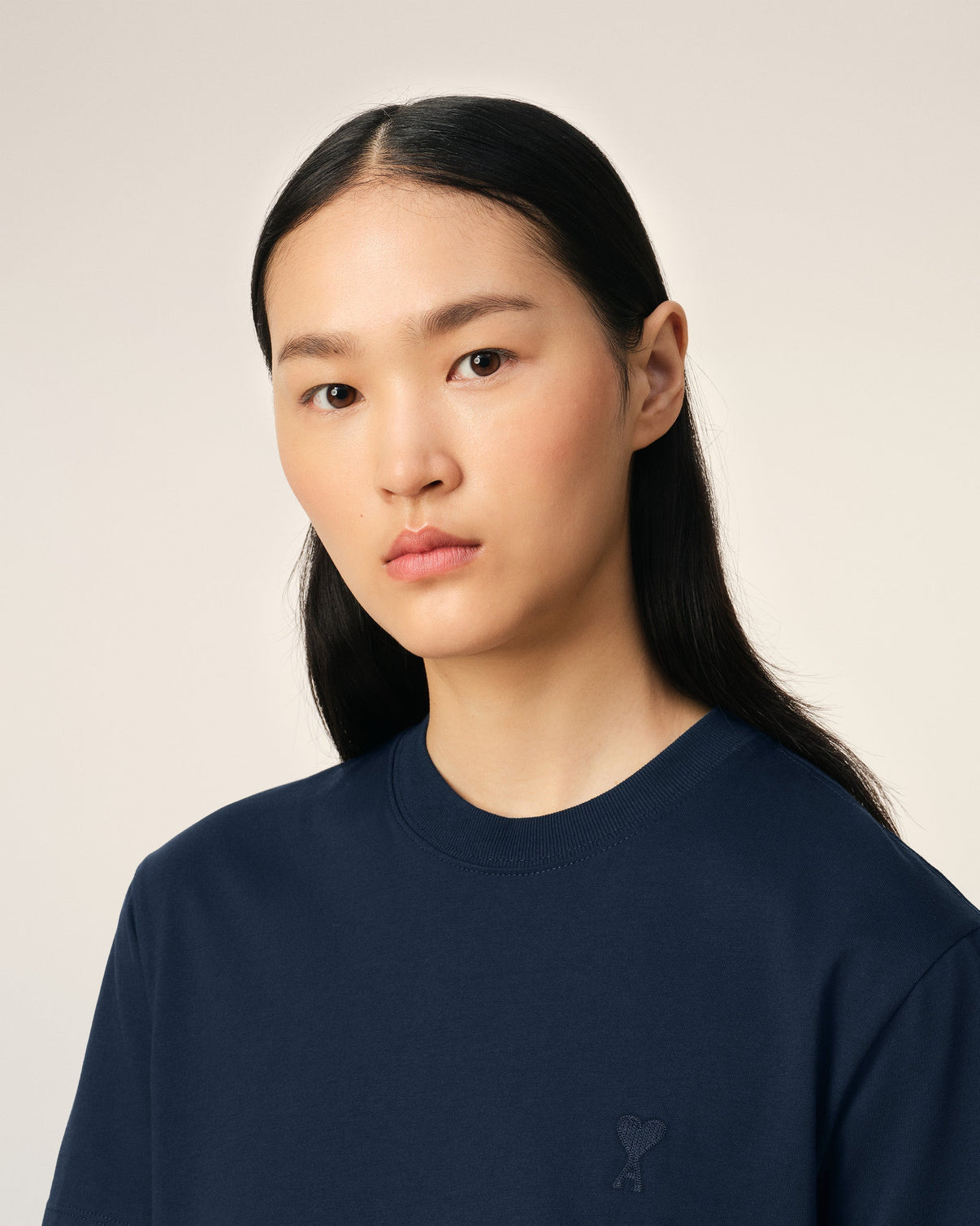 Navy Cotton T-Shirt