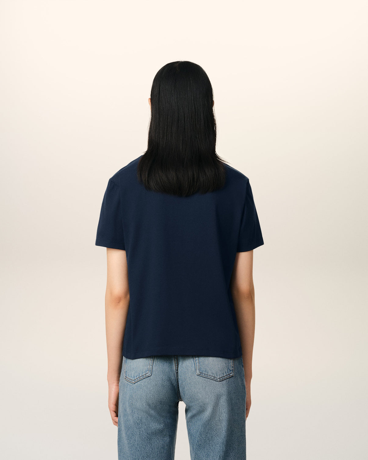 Navy Cotton T-Shirt
