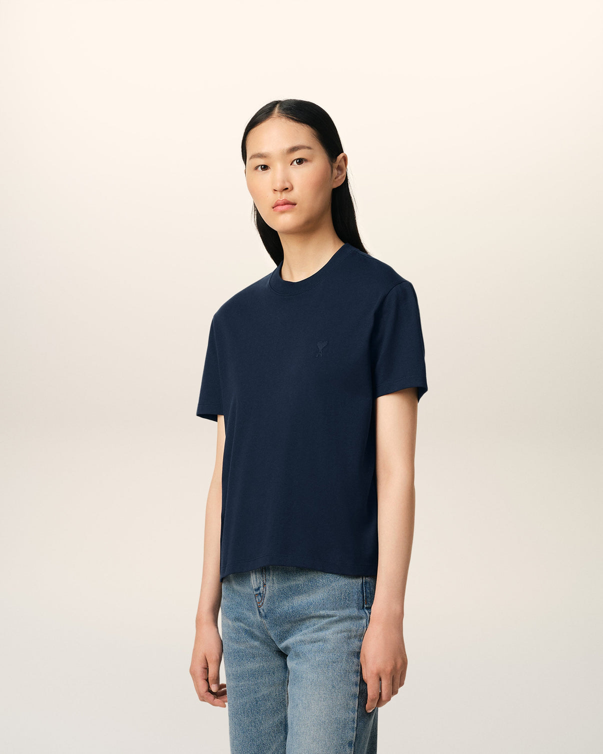 Navy Cotton T-Shirt