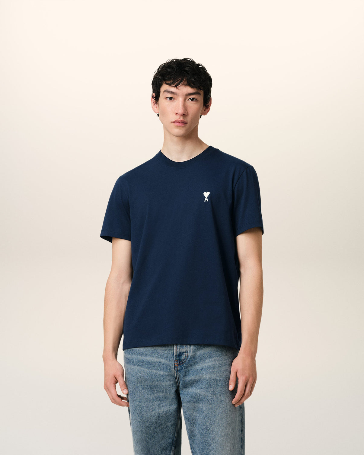 Navy Cotton T-Shirt
