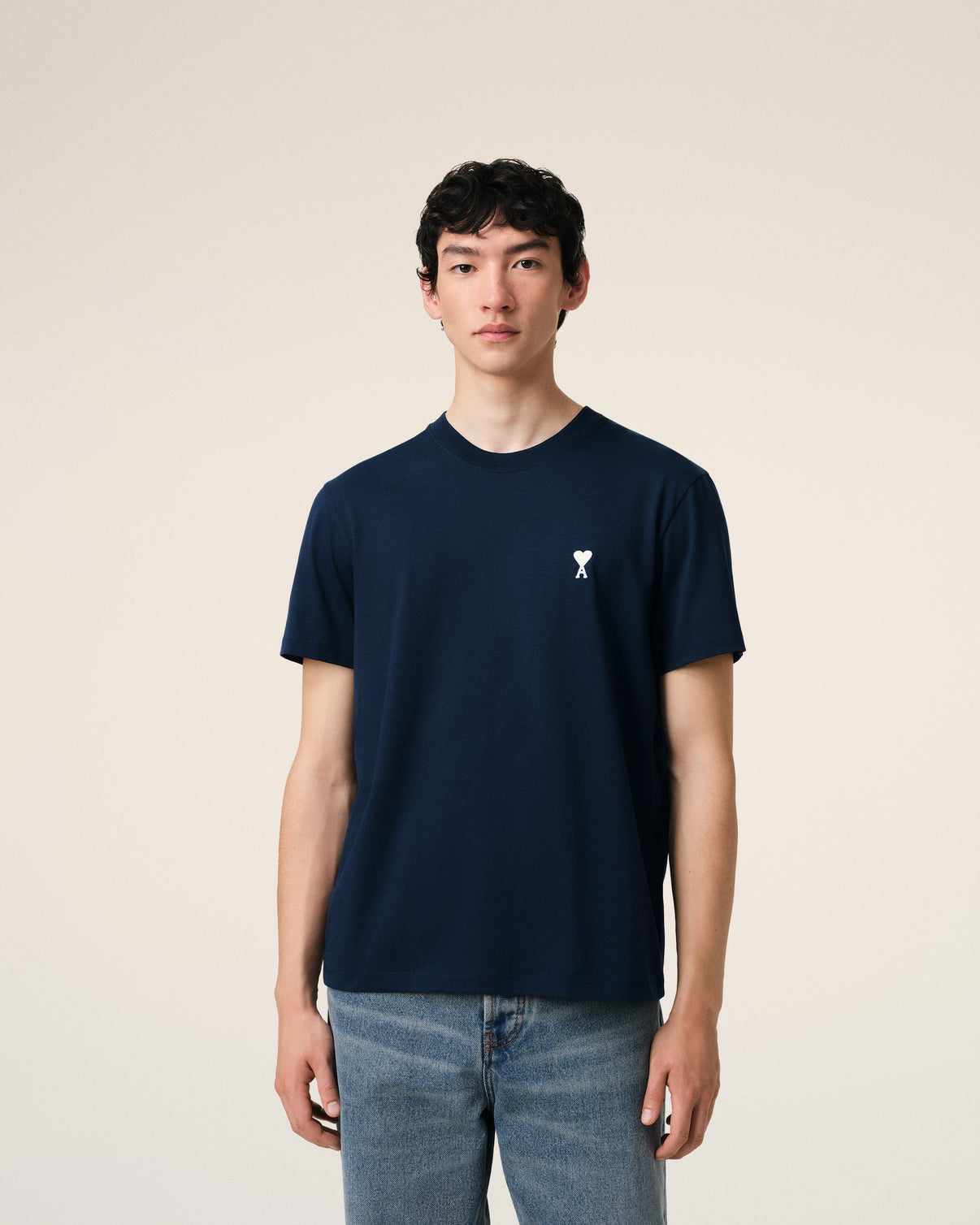 Navy Cotton T-Shirt