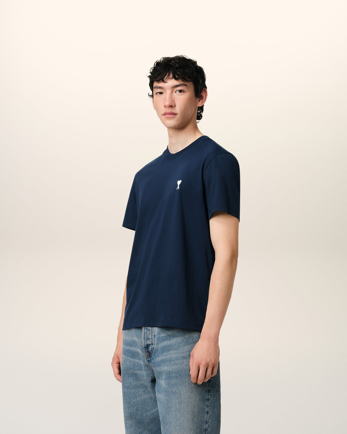 Navy Cotton T-Shirt