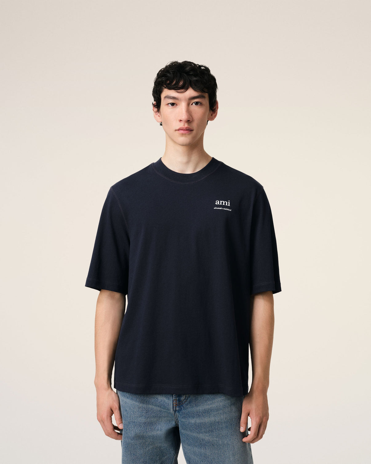 Navy Cotton T-Shirt