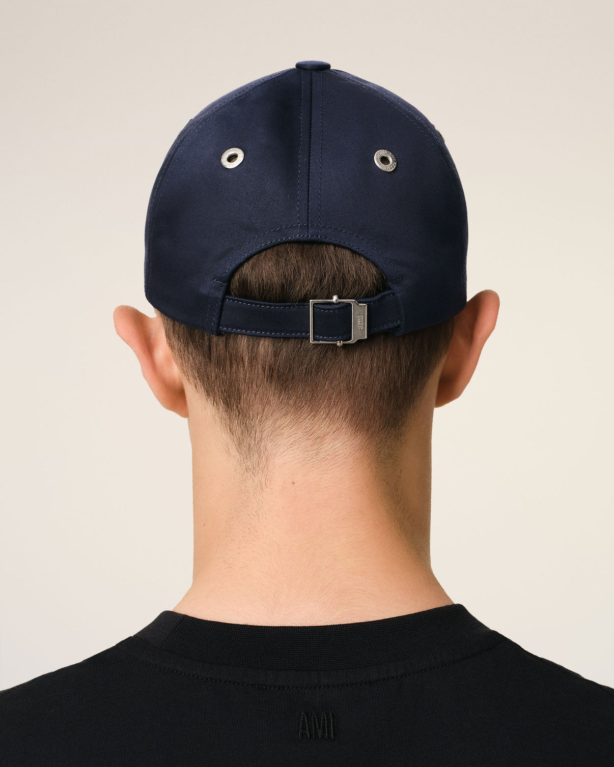 Navy Cotton Tonal Embroidery Cap