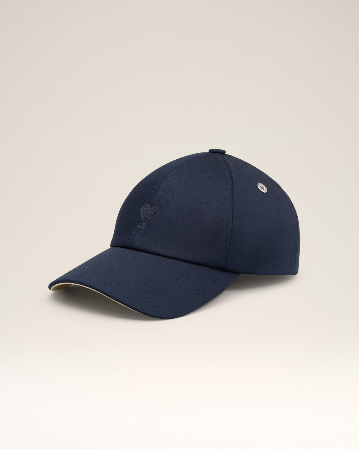 Navy Cotton Tonal Embroidery Cap