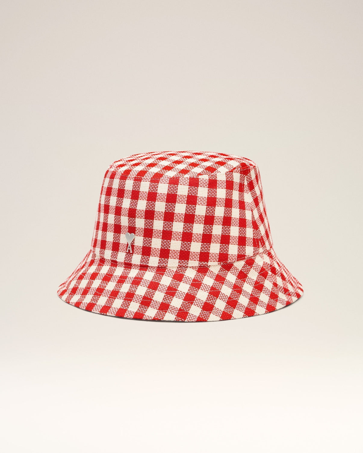 Plaid Red Wool Bucket Hat