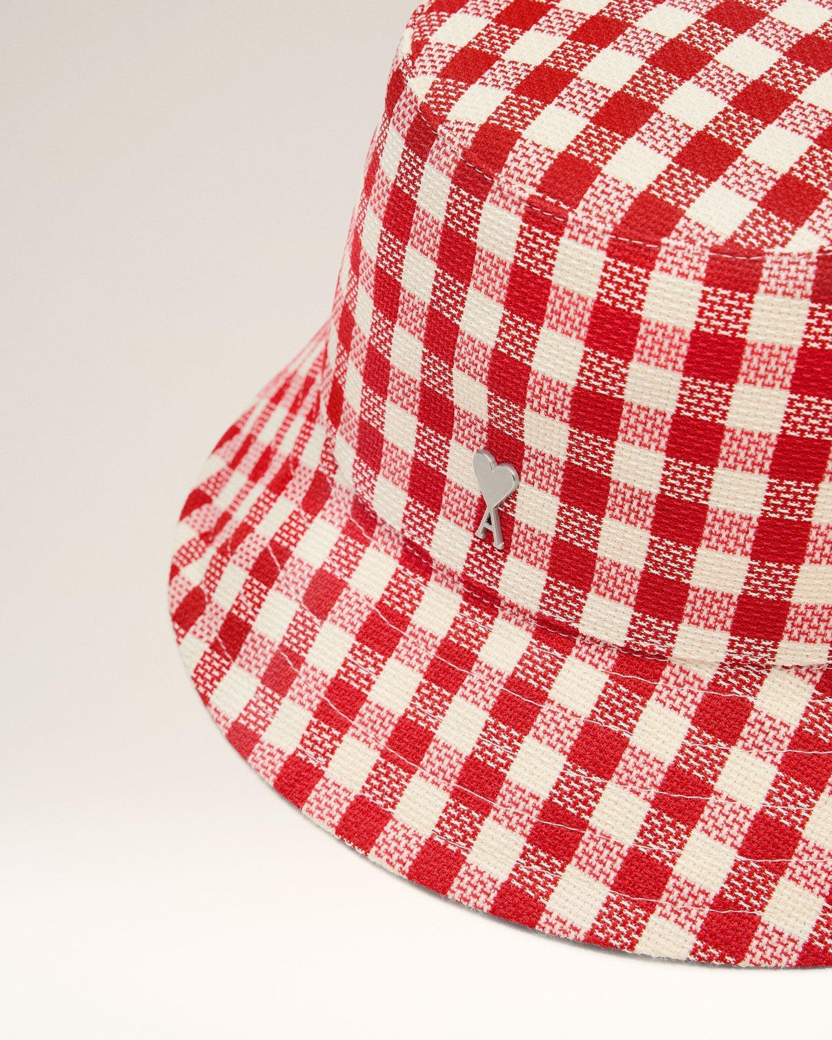 Plaid Red Wool Bucket Hat