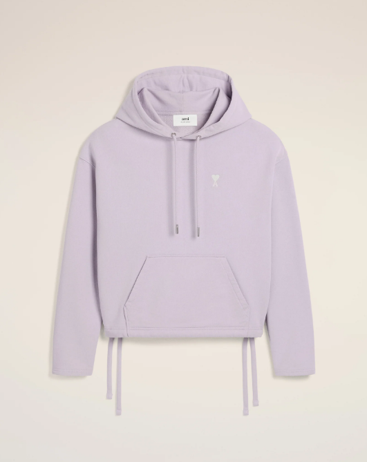 Purple Cotton Hoodie