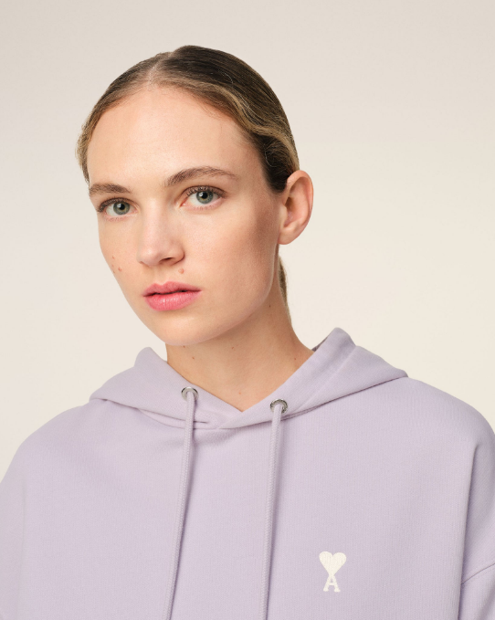 Purple Cotton Hoodie