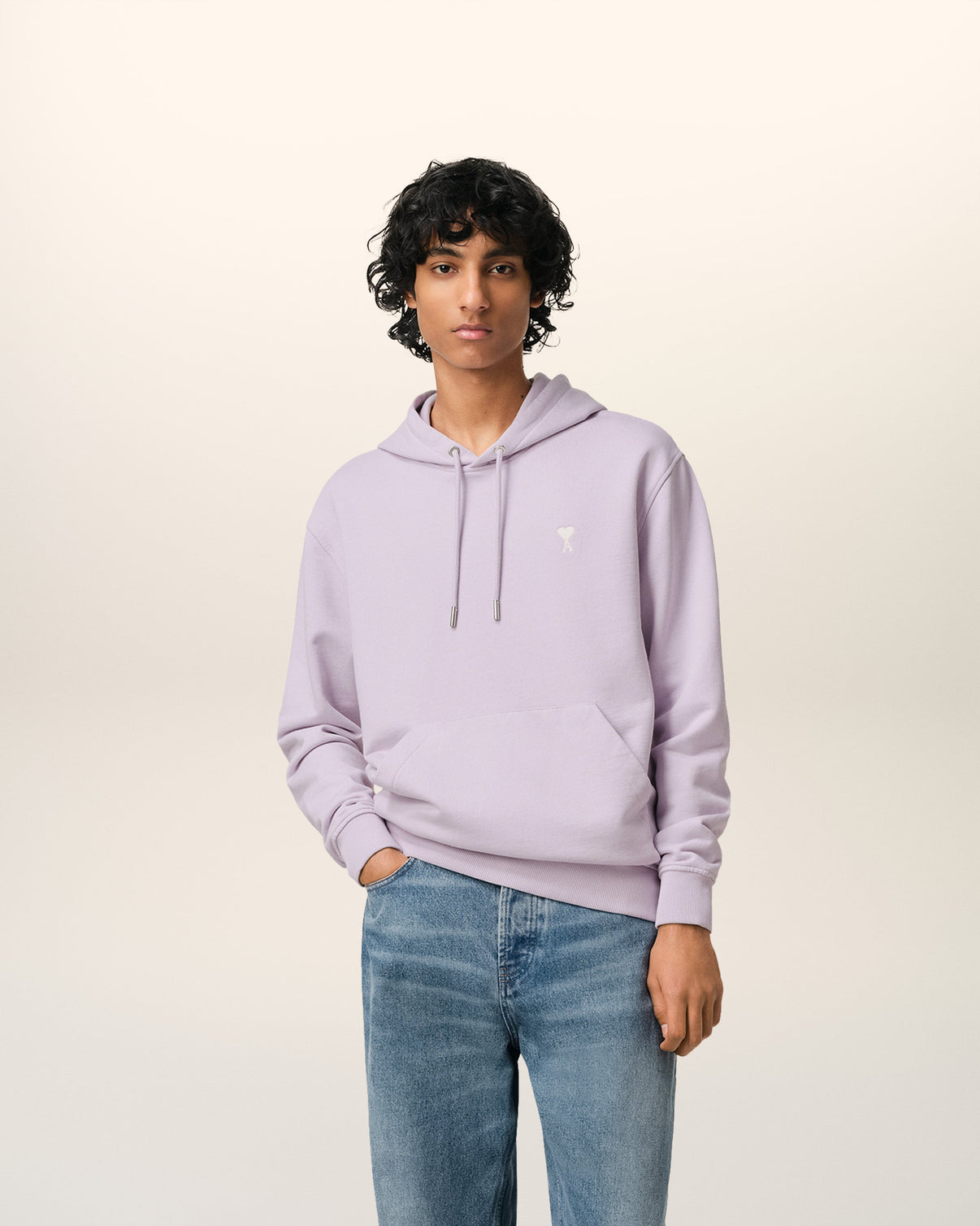 Purple Cotton Hoodie