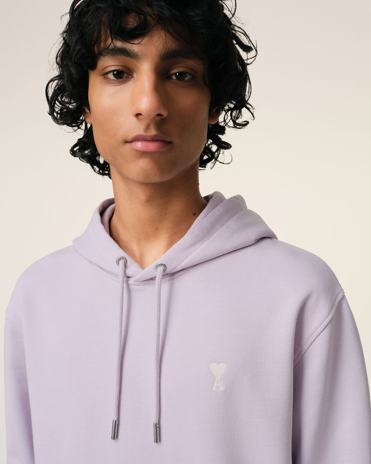 Purple Cotton Hoodie