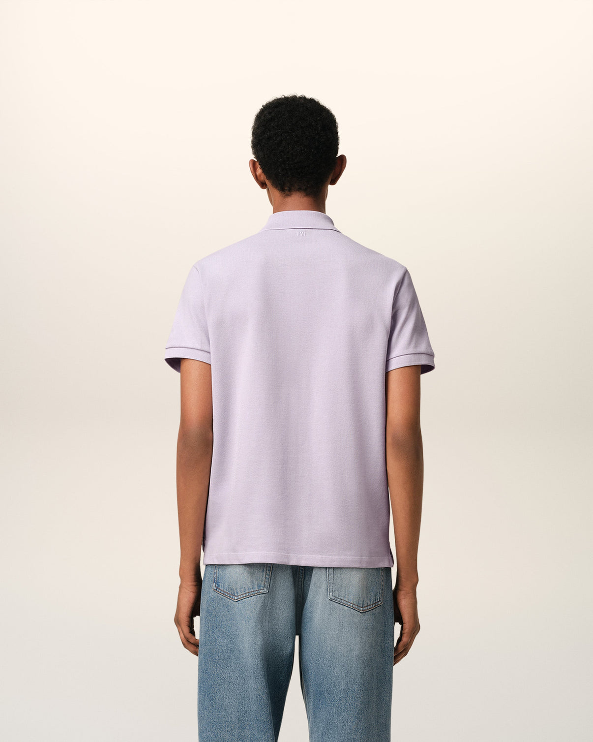 Purple Cotton Polo Shirt