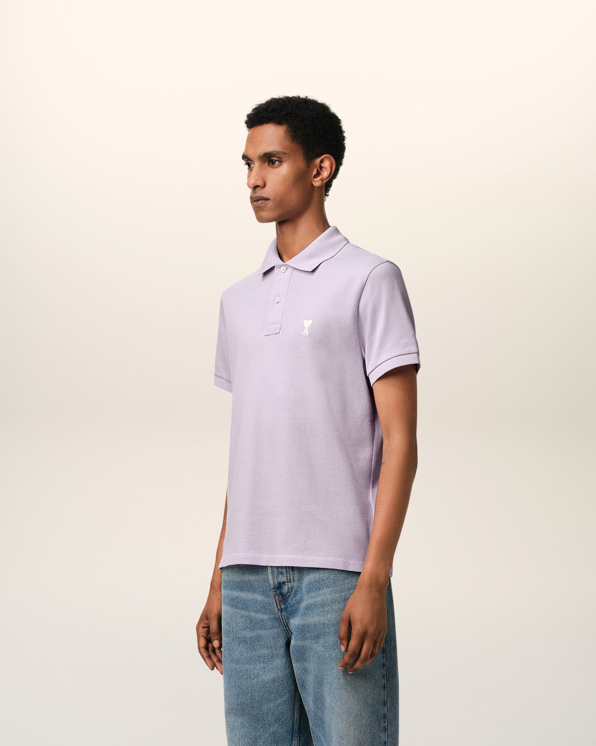 Purple Cotton Polo Shirt