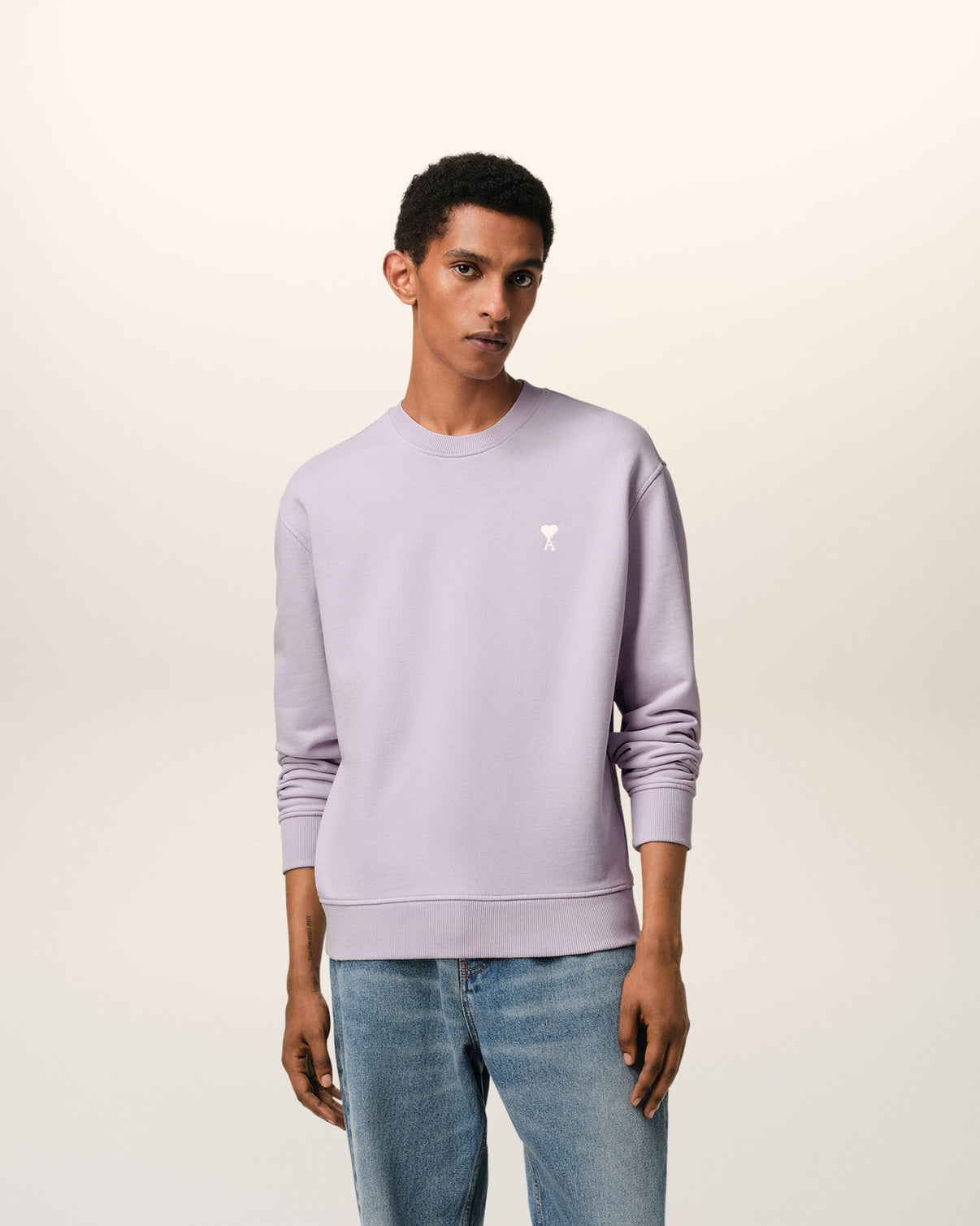 Purple Cotton Sweatshirt