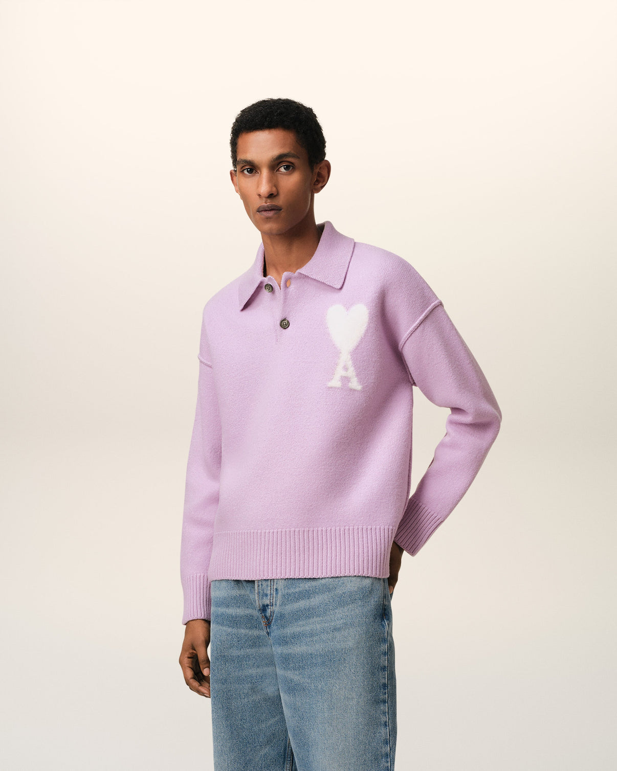 Purple Wool Polo