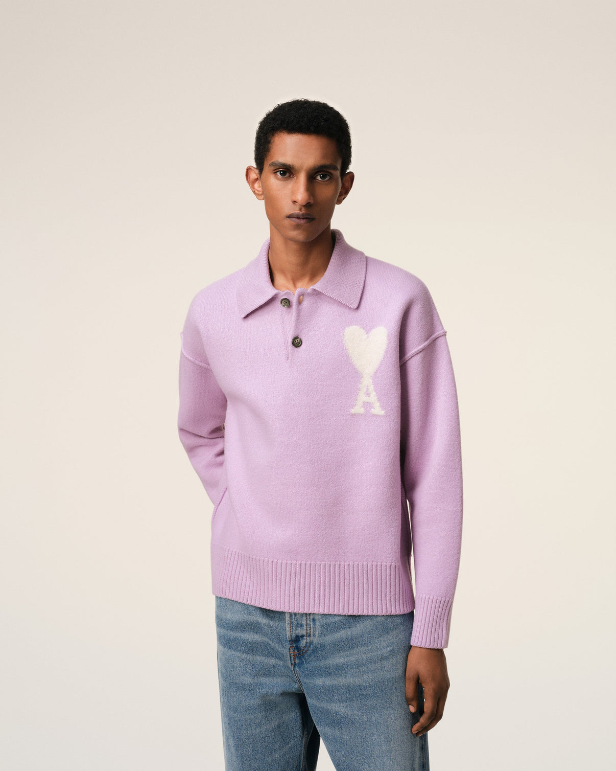 Purple Wool Polo