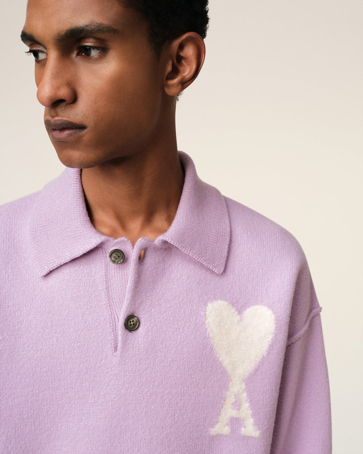 Purple Wool Polo