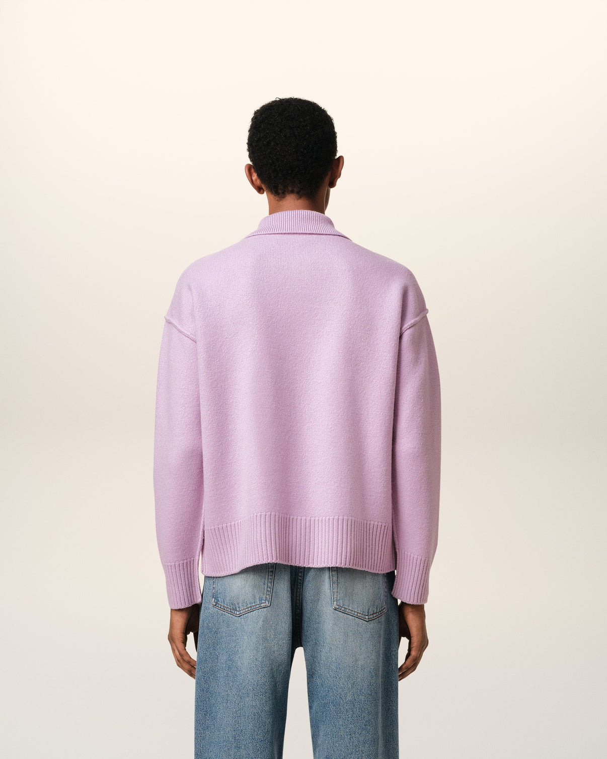 Purple Wool Polo