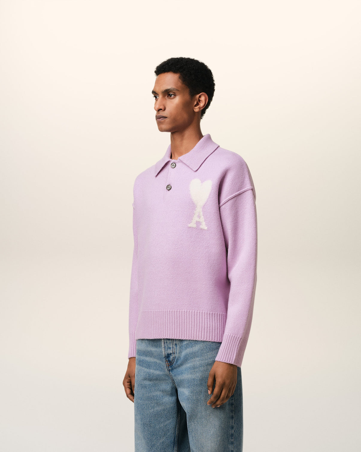 Purple Wool Polo