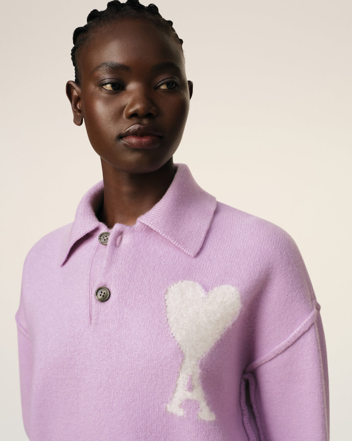 Purple Wool Polo
