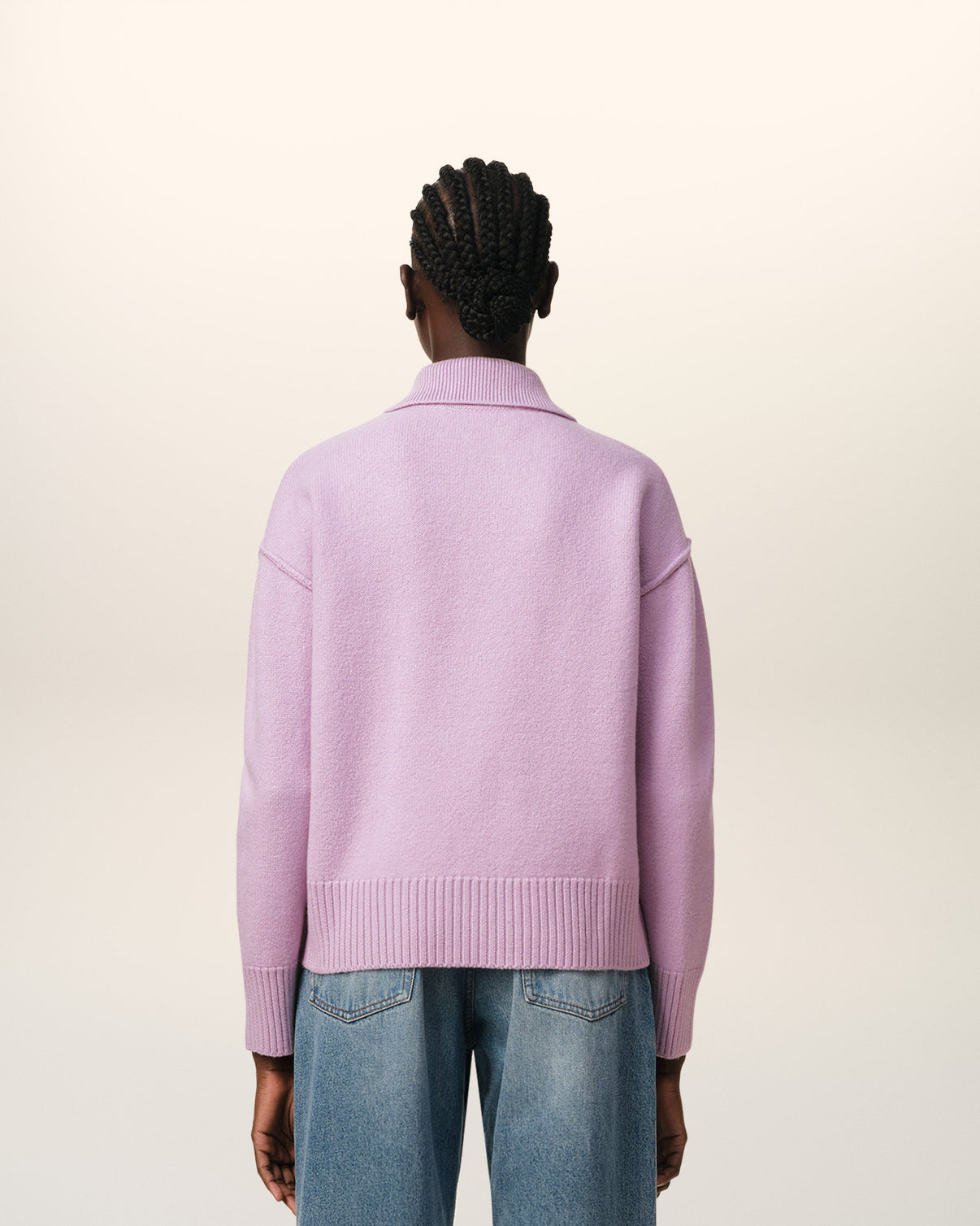 Purple Wool Polo