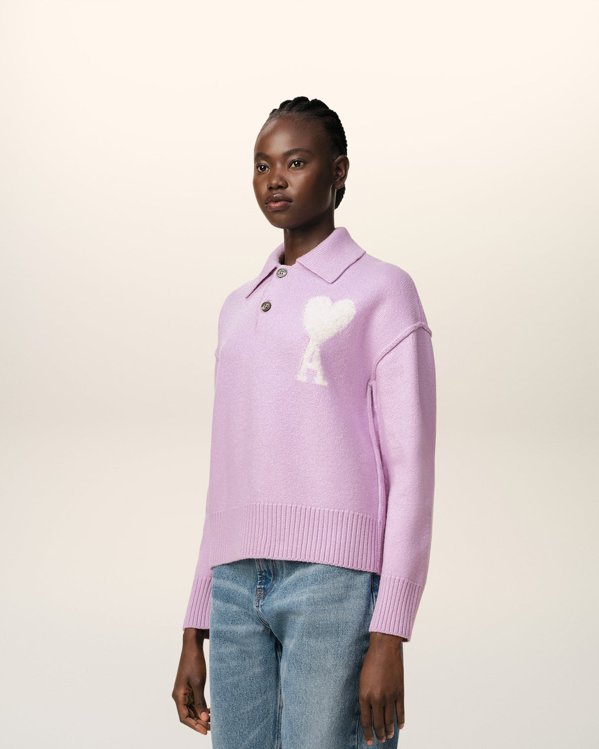 Purple Wool Polo