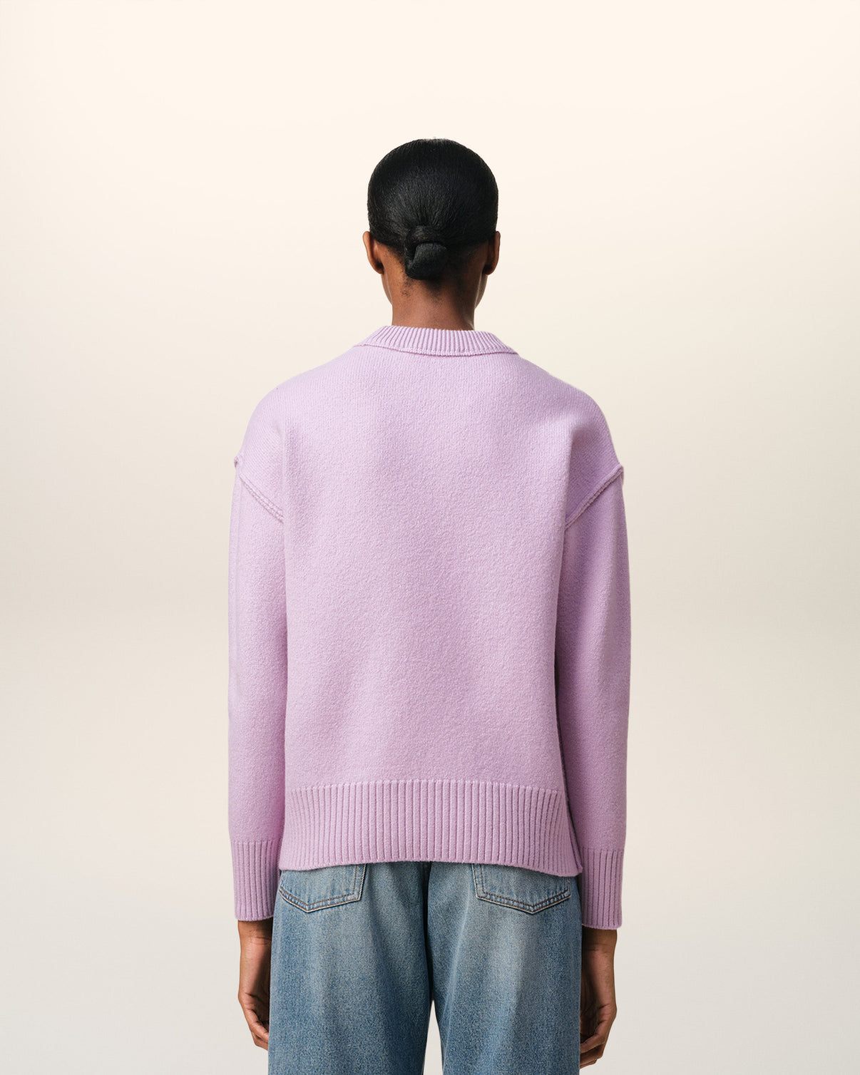Purple Wool Sweater