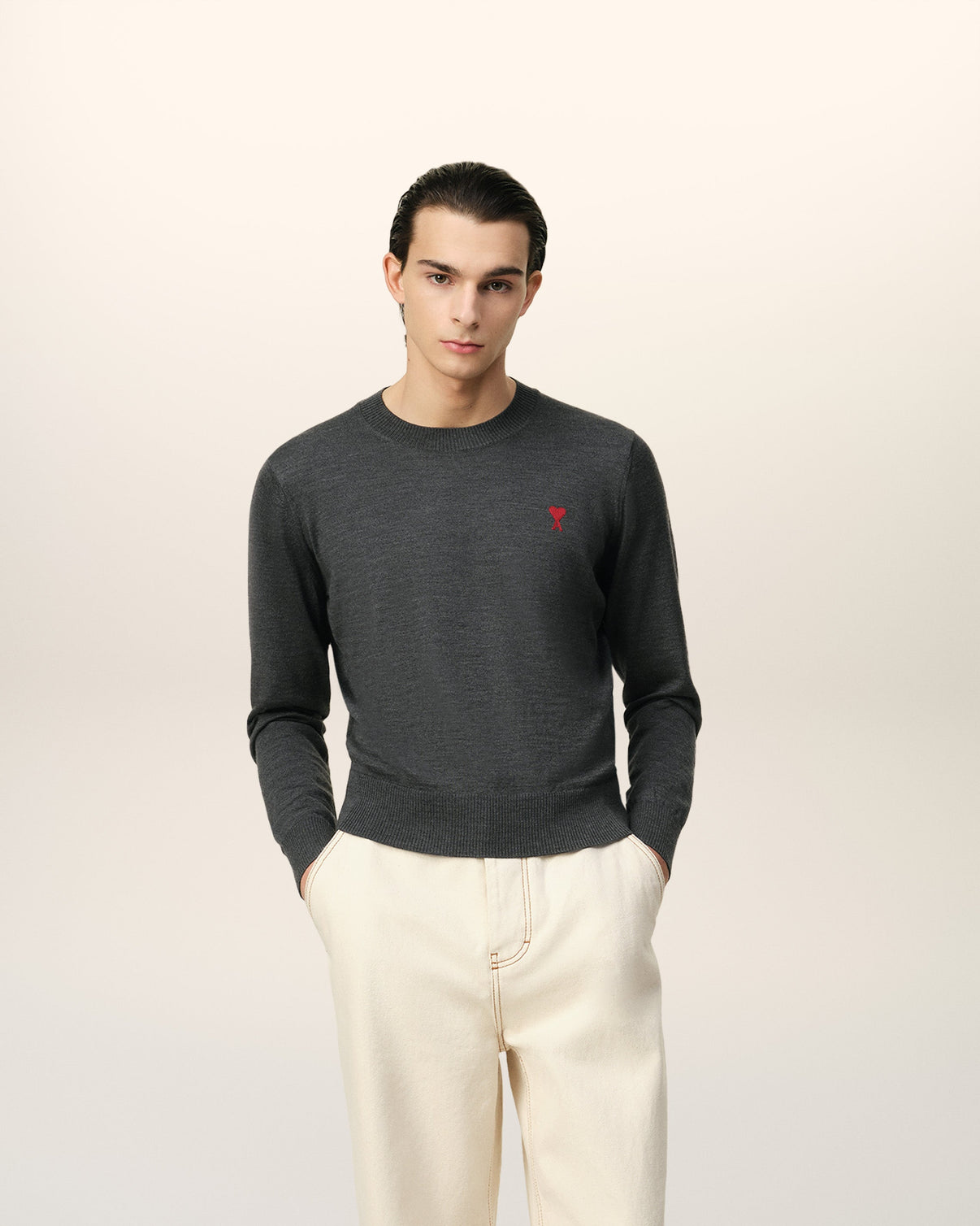 Red Crew Neck Sweater